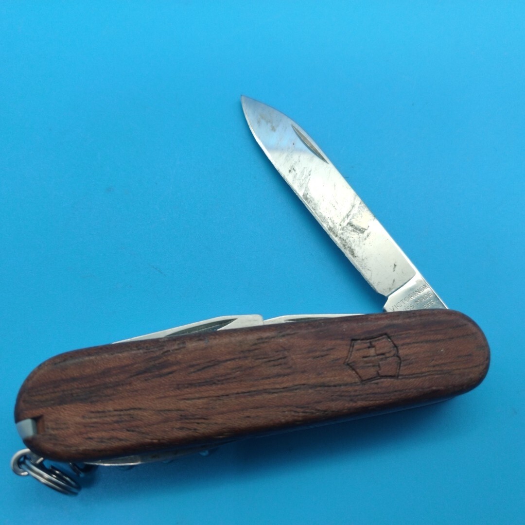 Victorinox Sportsman Wood Swiss Army Knife with Walnut scales- hunt, fish, camp