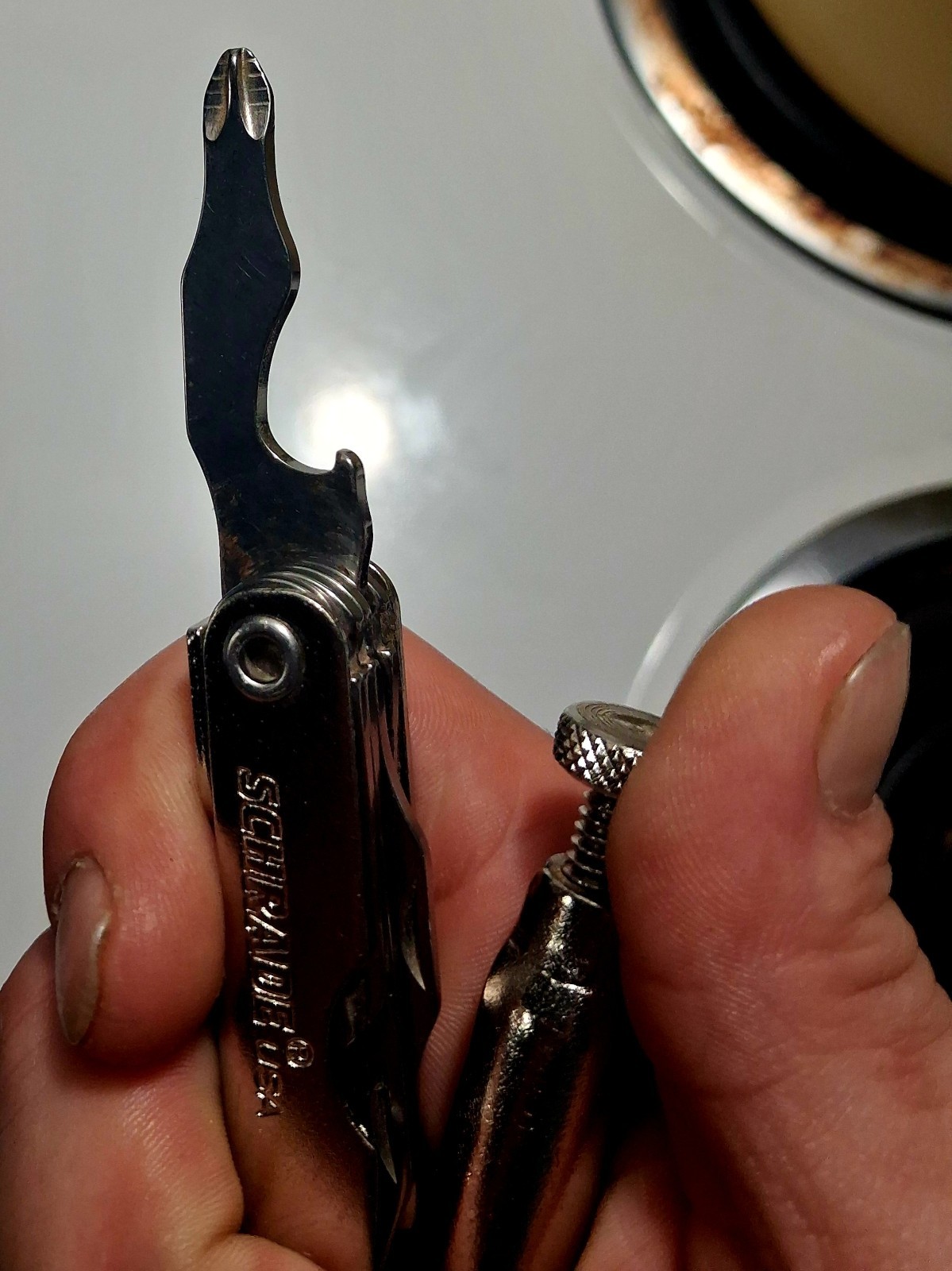 Schrade ST-5B Locking Stainless Steel Multi-Tool Pliers Silver