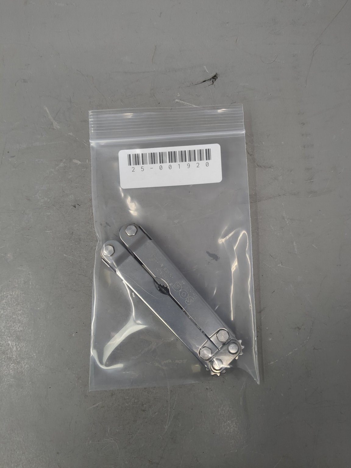 Vintage SOG Specialty Knives Multi-Tool Stainless Steel Pliers Patent Ped