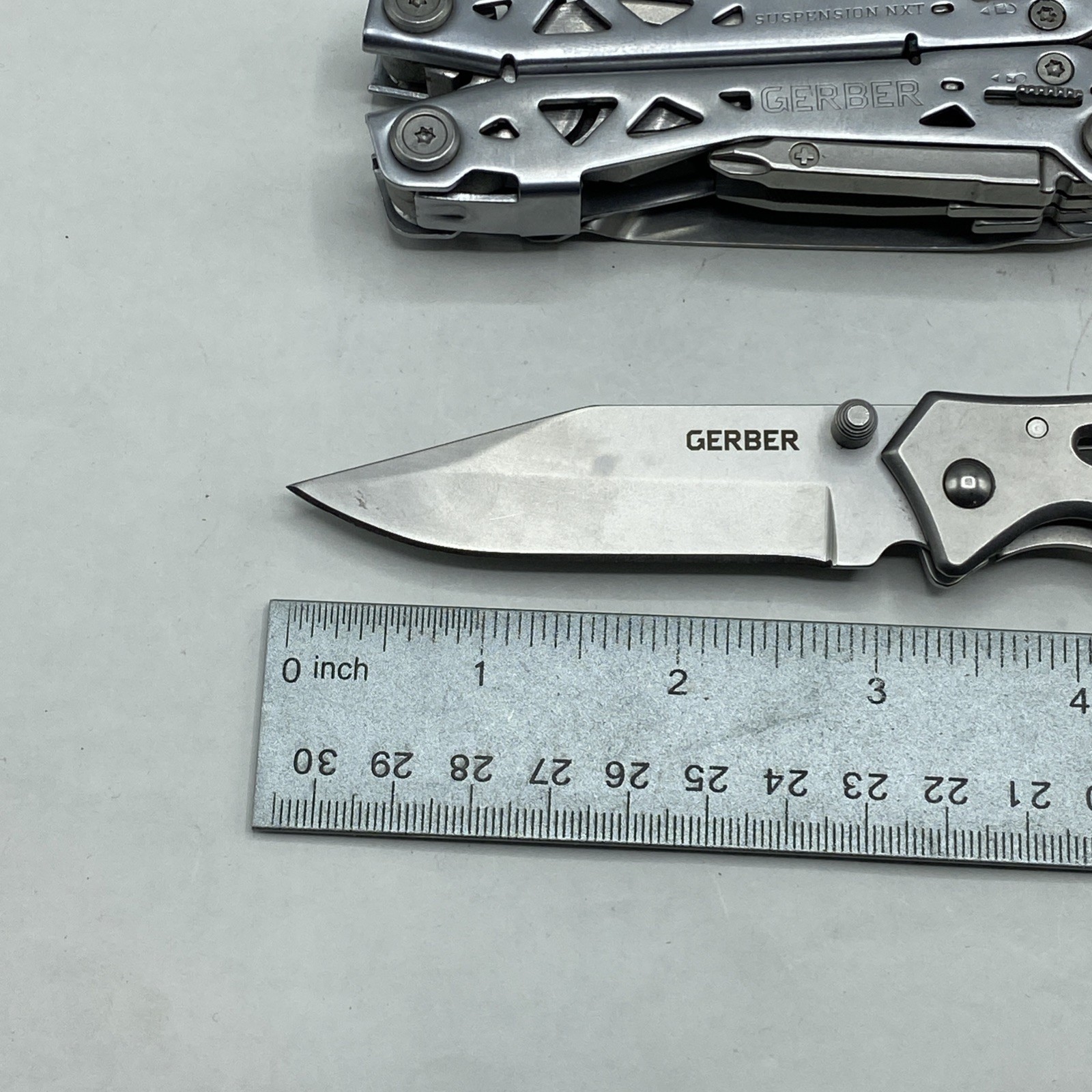 Gerber Suspension NXT & Paraframe I Knife Combo – Silver