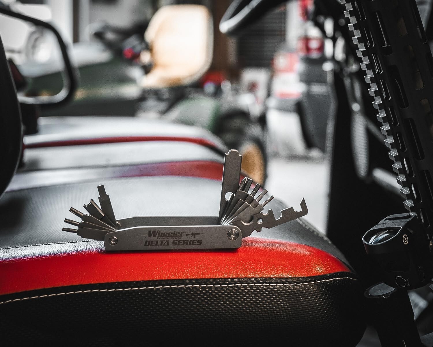 Durable Compact Multi-Tool with Hex & Torx Bits for Tactical Repair & Cleaning