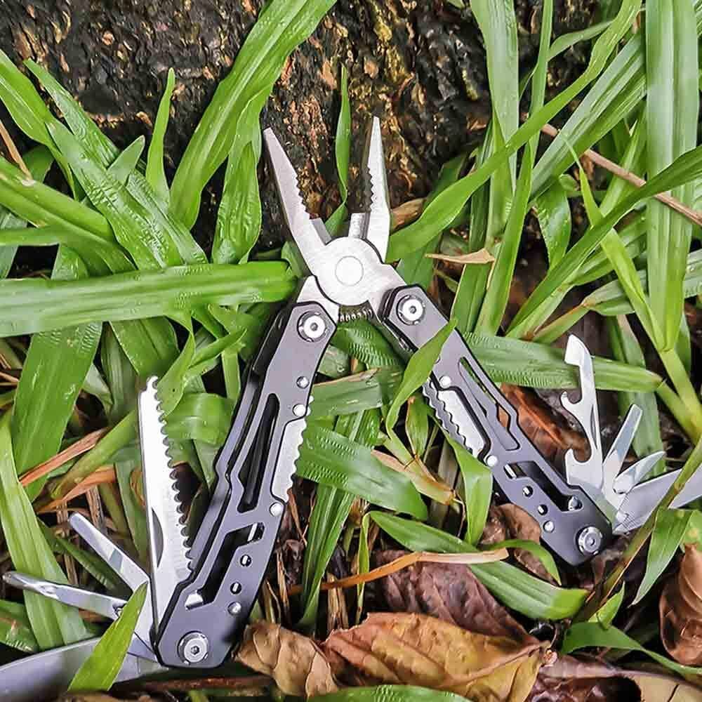 15 in 1 Multi Tool Kit Pliers Pocket Knife Folding Screwdriver Multi-functional