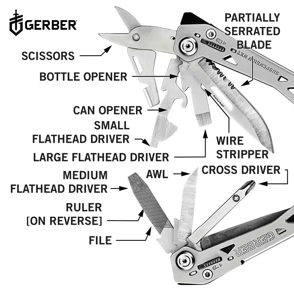 Gerber Suspension Nxt 15 N 1 Multi Tool with Pocket Clip 31