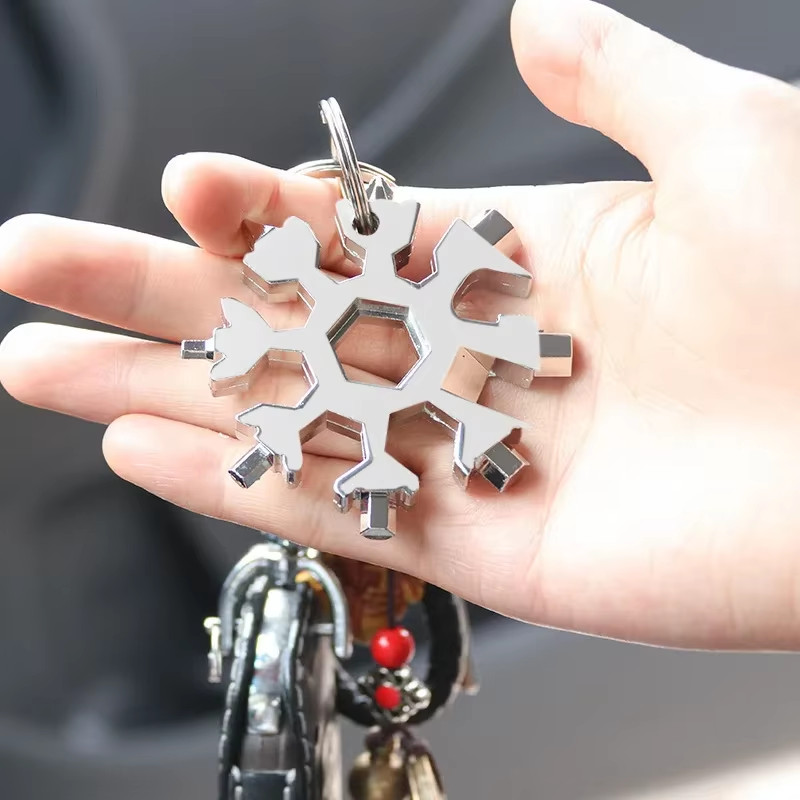 Multifunctional Snowflake Wrench Tool Steel Octagonal Hexagon Portable 18 in One