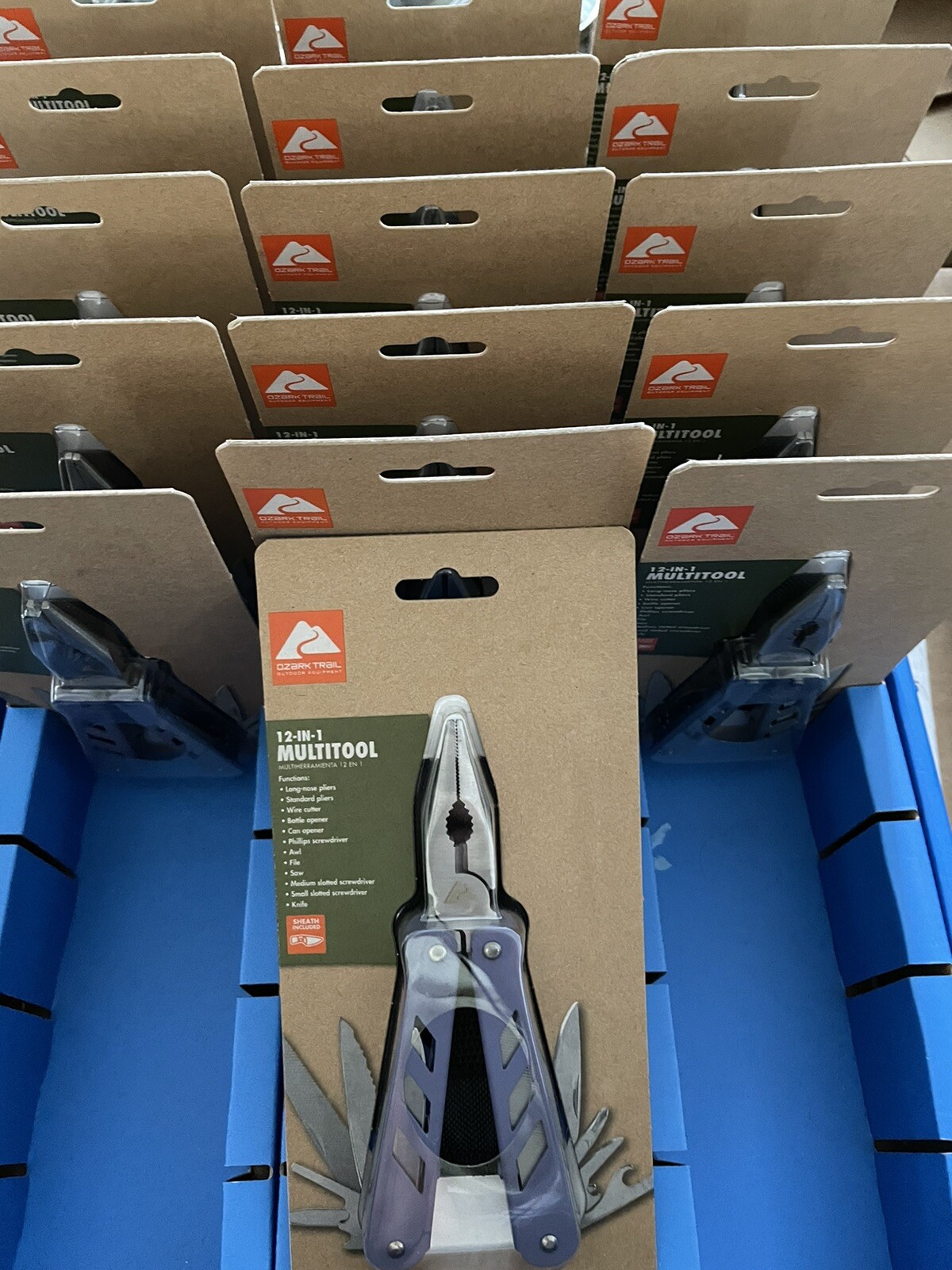 16X NEW Ozark Trail Outdoor Equipment 12-In-1 Multitool with Sheath Included