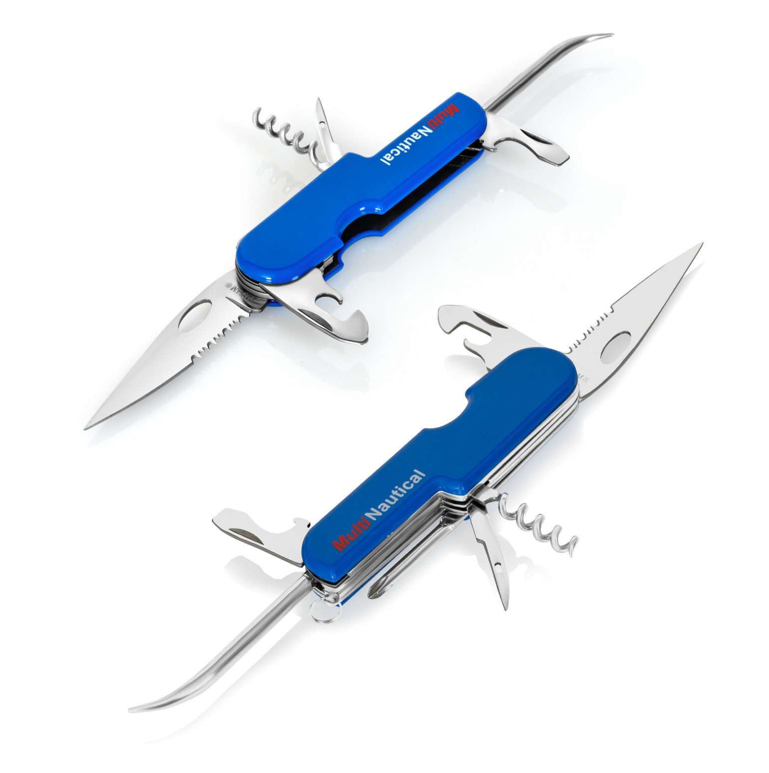 MAXAM Sailors Multi-Tool Stainless Steel Serrated Folding Knife and Marlin Spike