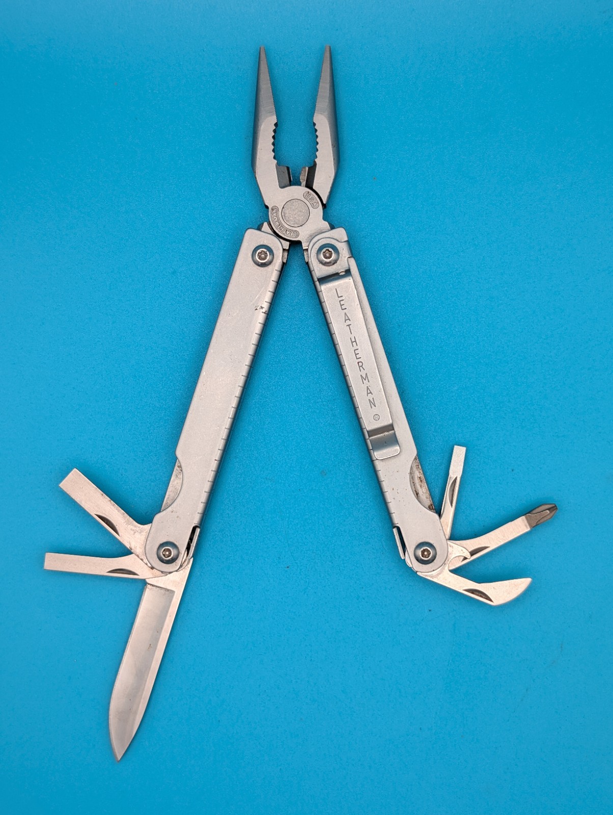 Leatherman SideClip Multi-Tool! With Sheath! 03/98 DATE STAMP! RARE!