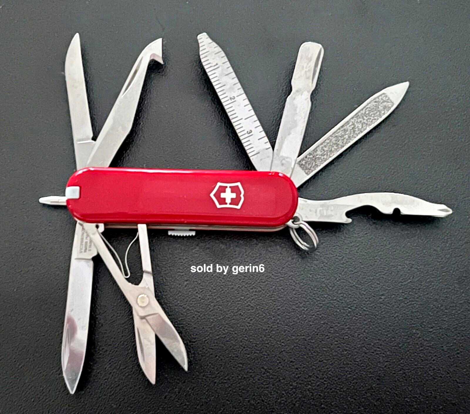 Swiss Army Knife, Red MiniChamp, Victorinox 53973, 16 Functions, 58mm New In Box