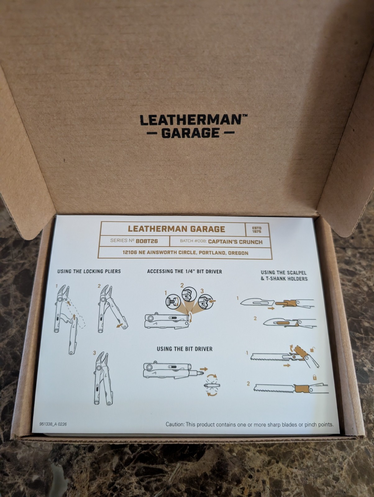 Leatherman Garage – Batch #008: Captain’s Crunch | Limited Run – New Condition