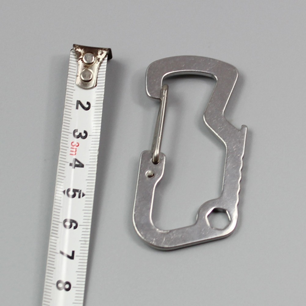 Lightweight Factory Carabiner Bottle Opener 1 Pc 3.3*6.8cm Inner Hexagonal