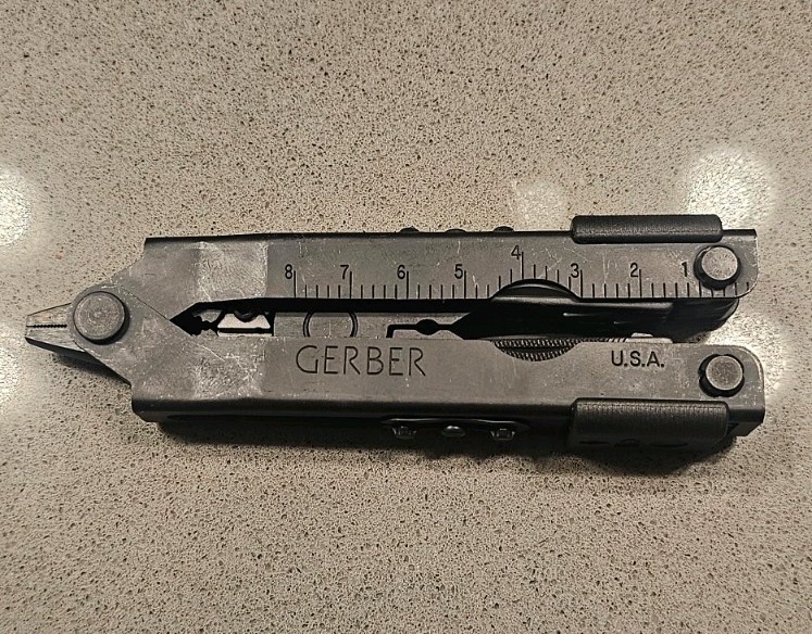 Gerber MP 600 Black Multi-Plier 600 with Allen Wrench and Tan MOLLE Sheath