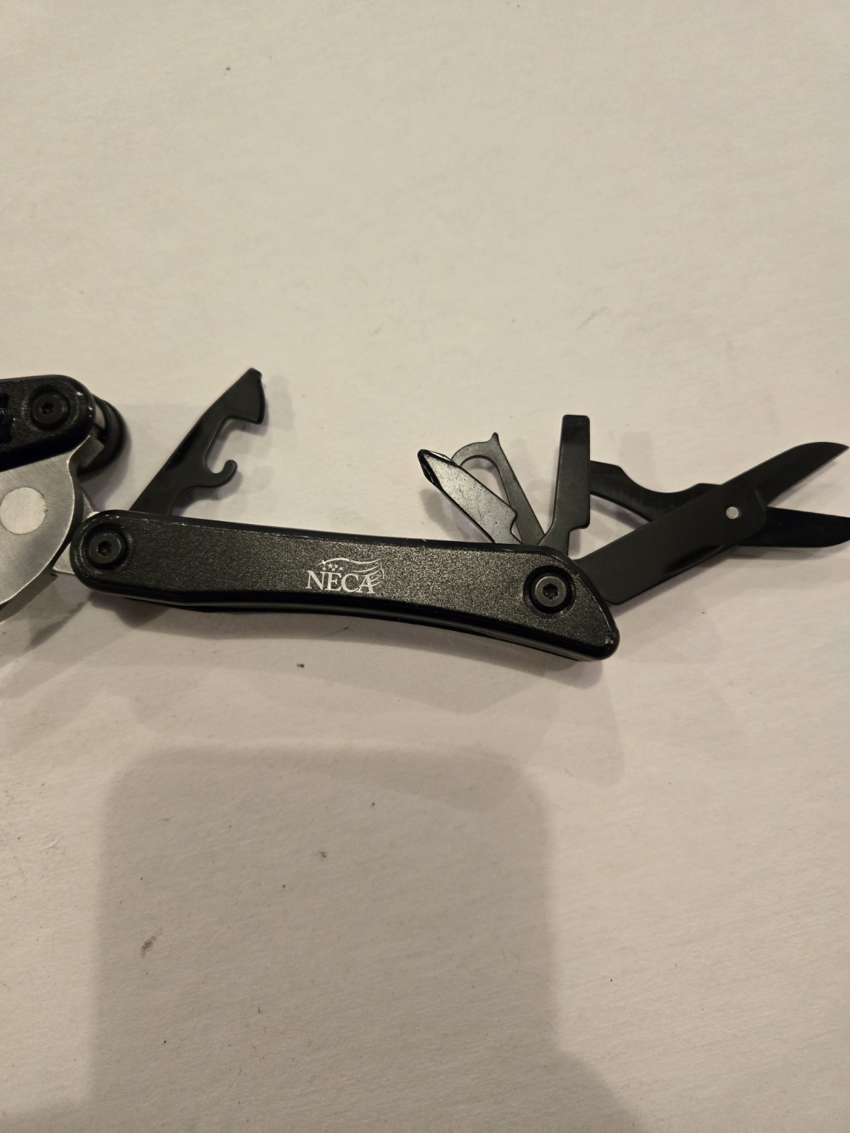 9-in-1 NECA Multi Tool With LED Light, Black
