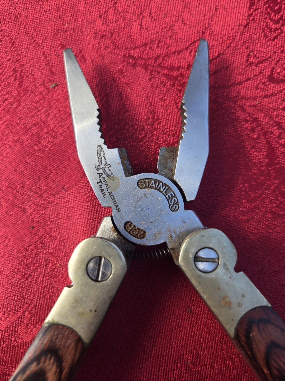 Appalachian Trail Multi-Tool 18-1 Tool – Stainless Steel Wood inlay