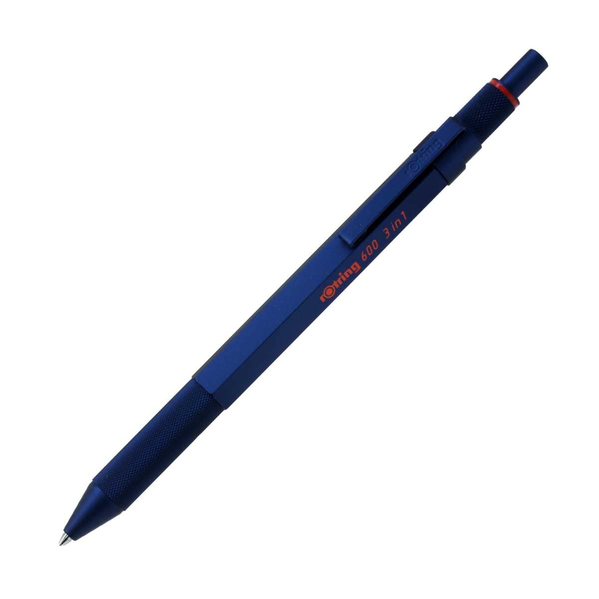Rottling Multi-Pen, Iron Blue, 600, 3-in-1, 2159367 rOtring Mechanical Pencil, W