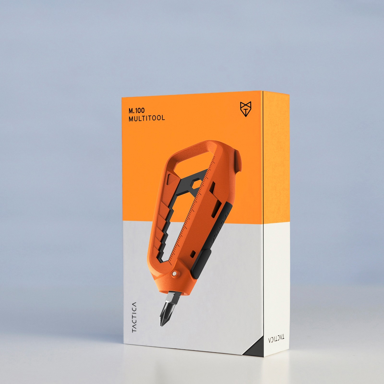 Tactica M.100 Lightweight Multitool Pocket EDC With Magnetic Bit Driver