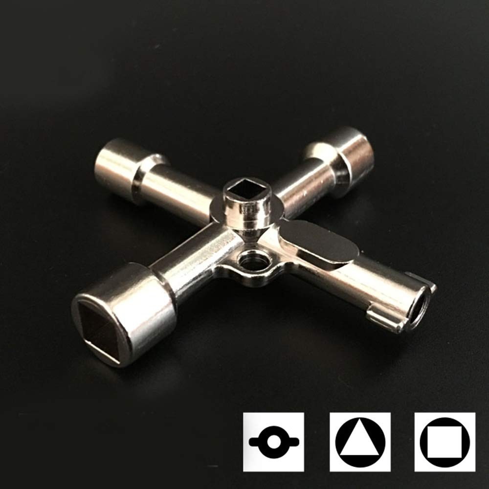 Service Utility Cross Key 4 Way 4 in 1 Triangle/Square Train Electrical