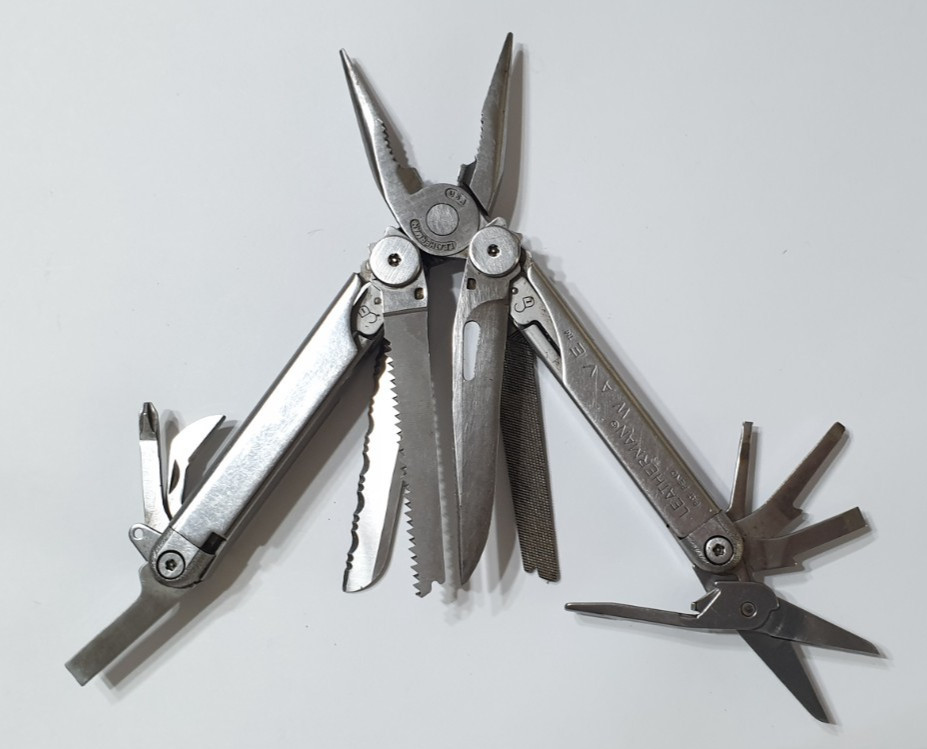 🔥🔥 Leatherman 1998 Wave OG Original Gen1 Leather Sheath Multi Tool Pat Pend