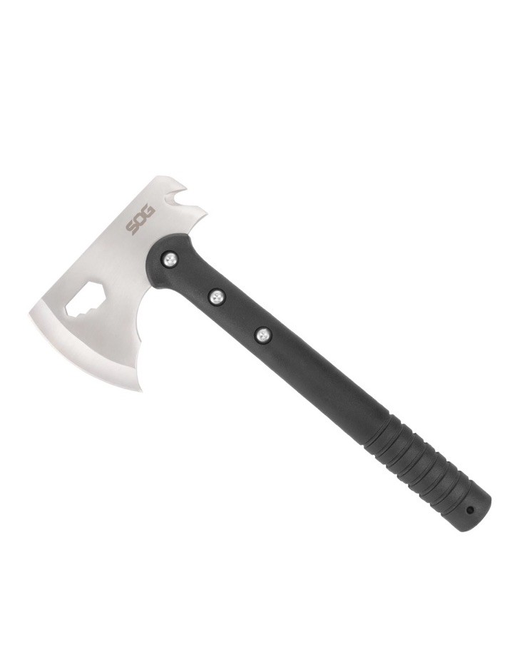 SOG Ultimate Camping Kit, Field Knife, Camp Axe, Entrenching Tool, Flint New
