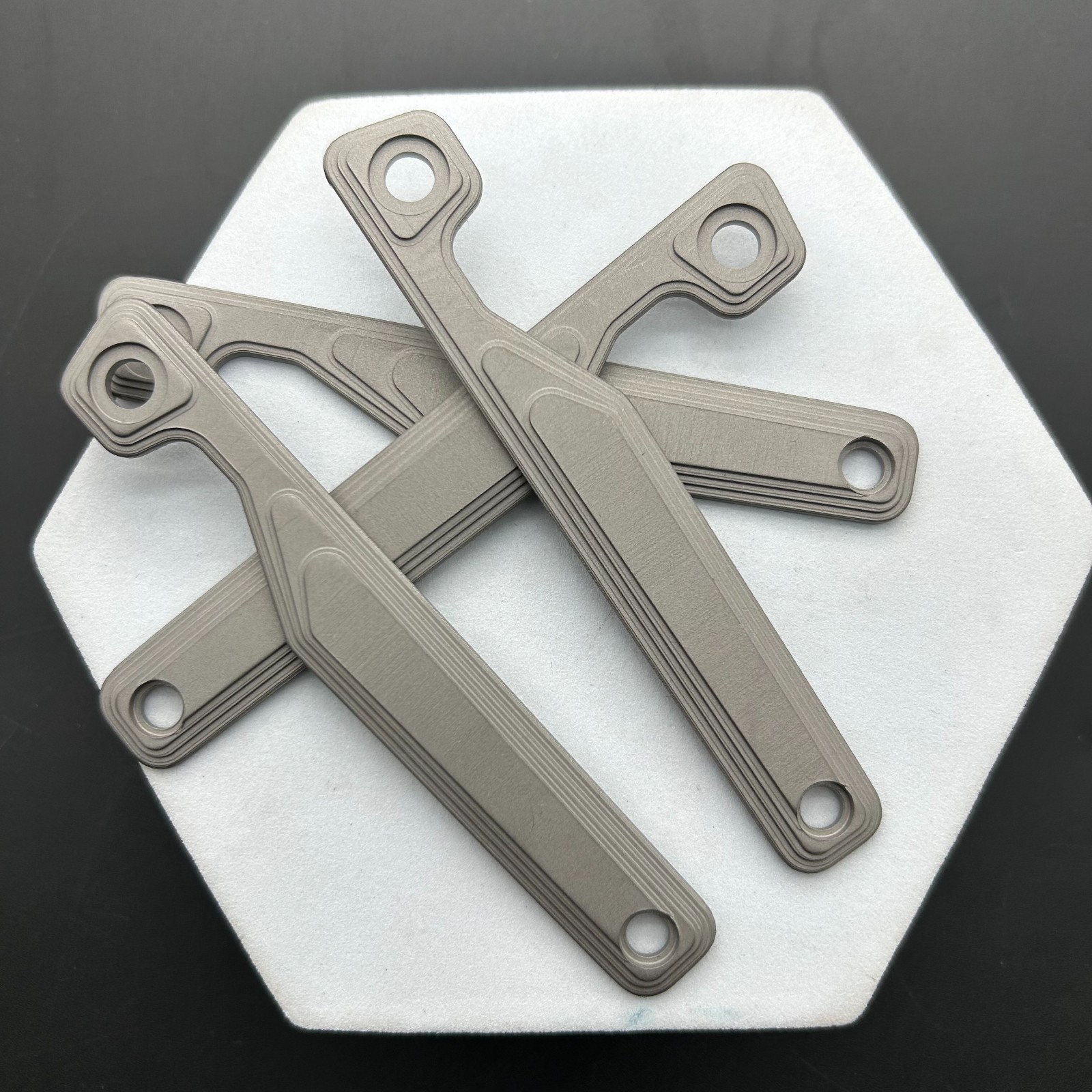 4PCS Titanium Scale Plates for Leatherman Wave Alpha Handle Mod