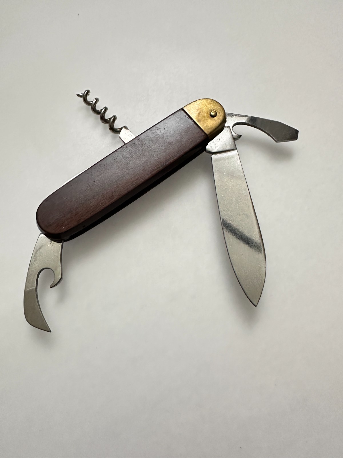 Vintage Solingen German Whale Logo Multi Tool Knife Corkscrew