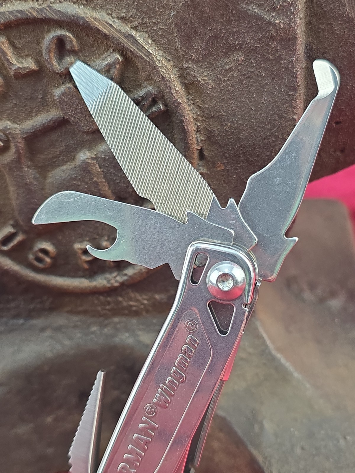 Leatherman Wingman Multi Tool Stainless Steel Pliers Knife EDC No Sheath