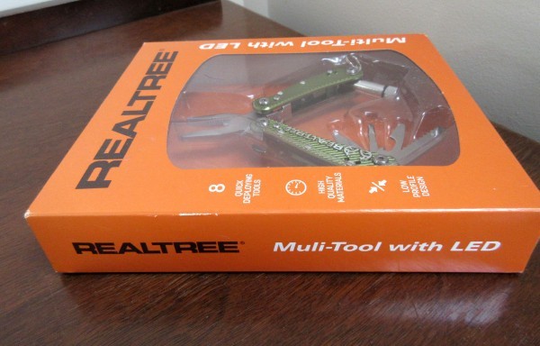 new RealTree 8 Multi-Tool w/ LED Stainless Steel knife, Screwdrivers, Pliers, +