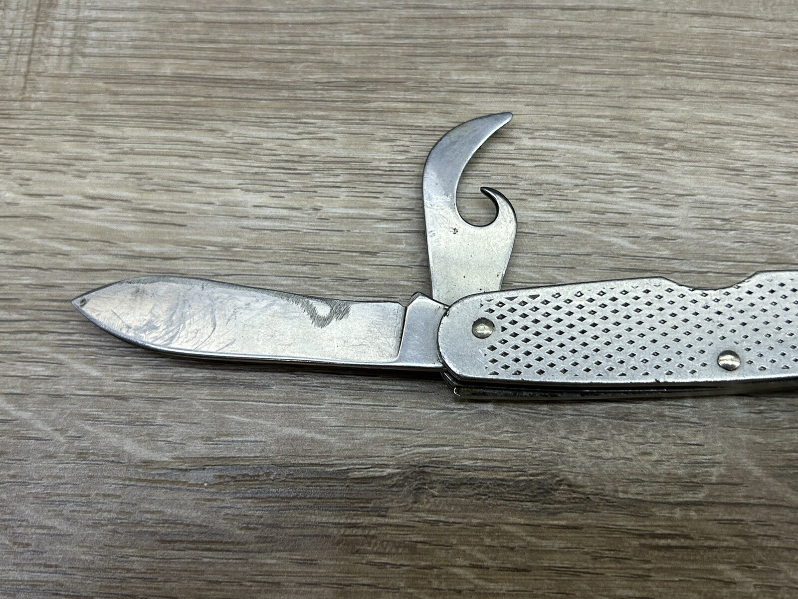 Vintage 1978 Camillus Stainless Steel Multi Tool Pocket Knife USA