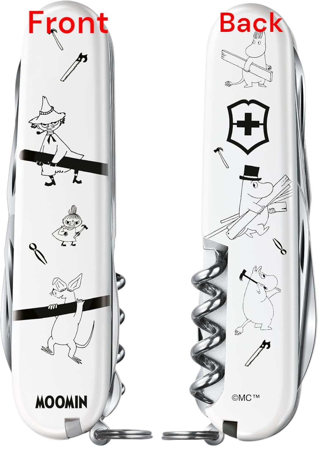 VICTORINOX Moomin Carpenter Swiss-Made Multi-Tool with 14 Functions Pocket Knife