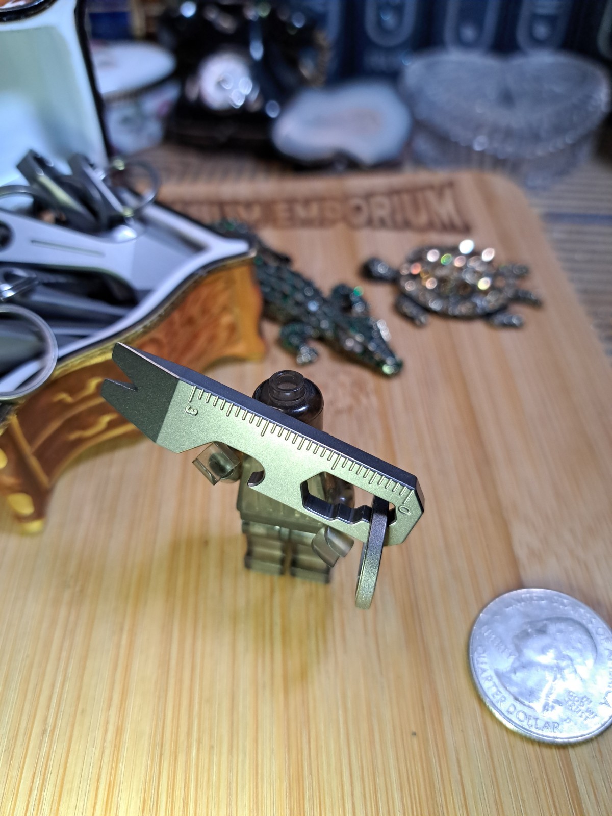 MINIMALIST EDC TITANIUM KEYCHAIN MULTI-TOOL BOTTLE OPENER