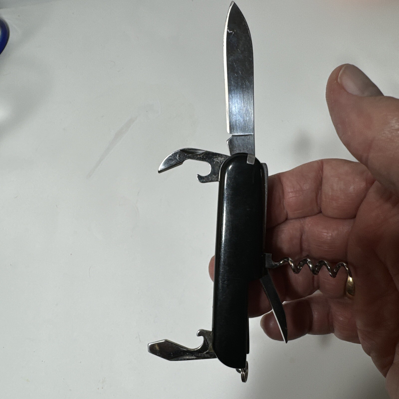 Pocket Knife Stainless Steel Folding Multi Tool accessory (Black)