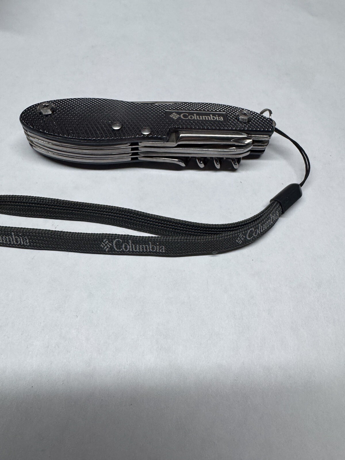 Columbia Deluxe Multi Tool Stainless Steel 10 Functions With Lanyard