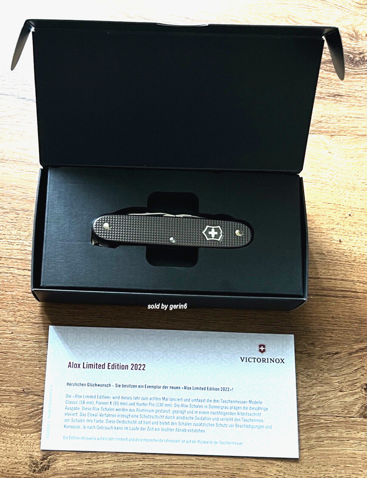 Swiss Army Knife, L.E. Pioneer X Thunder Gray, Victorinox 0.8231.L22, New In Box