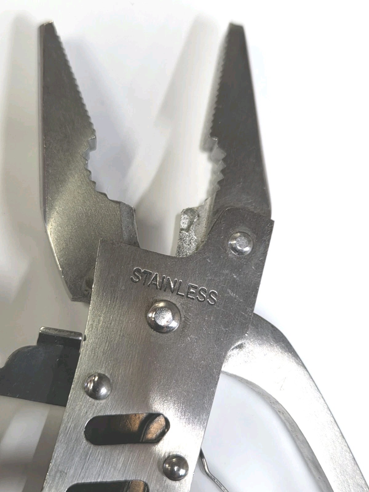 Heavy Duty Stainless Steel Multi-Tool Wire Pliers Knife Saw Screw Drivers Pouch