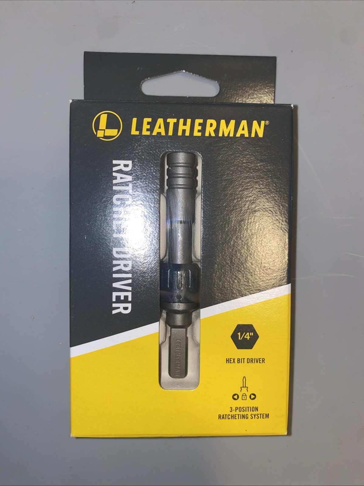 Leatherman Ratchet Driver – 1/4” Hex Bit Driver – 931032 | In Hand Brand New