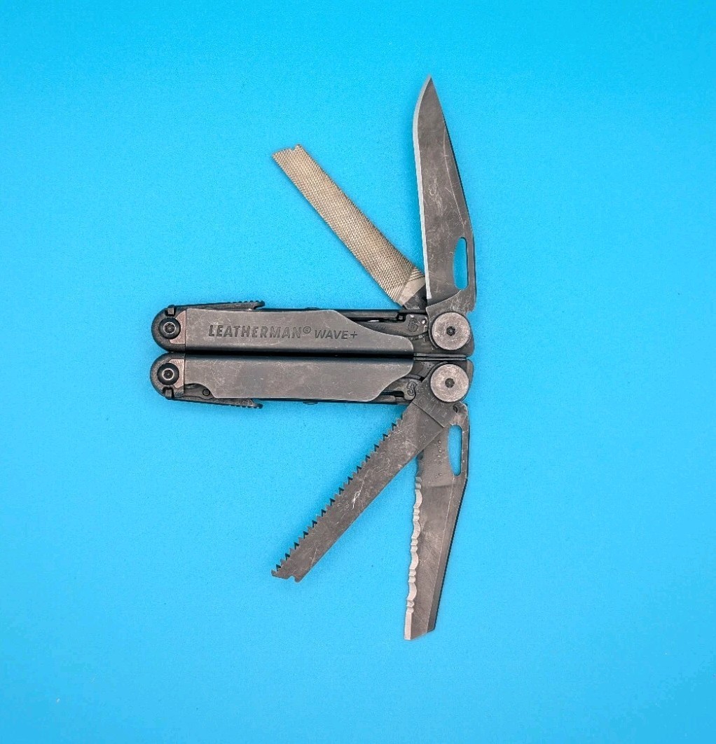 Leatherman Wave Plus + Multi-Tool! FAST SHIPPING! BLACK OXIDE! WITH SHEATH!