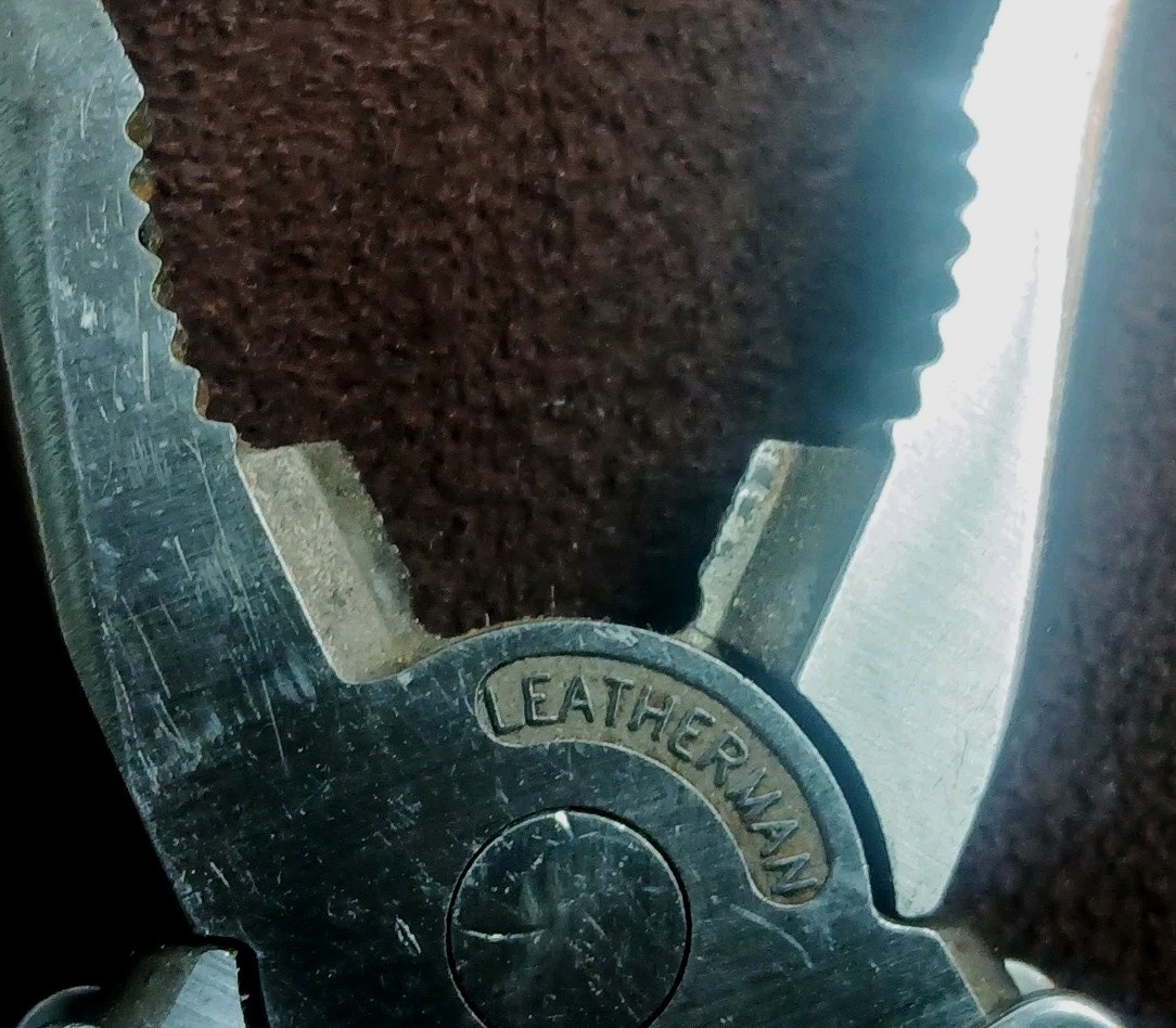Vintage Pat. Pend. Letherman Super Tool With Blk Nylon Sheath, U.S.A.