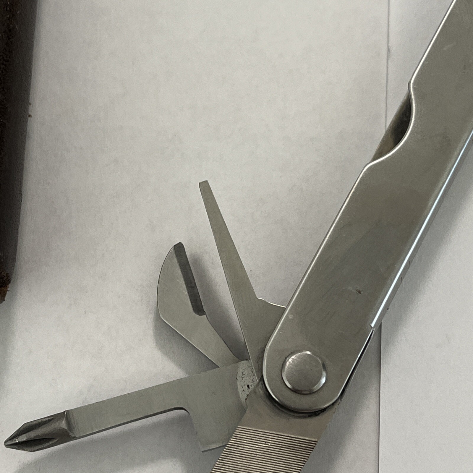 Leatherman PST Multi-Tool Big Letter Japan with Leather Case Excellent Condition