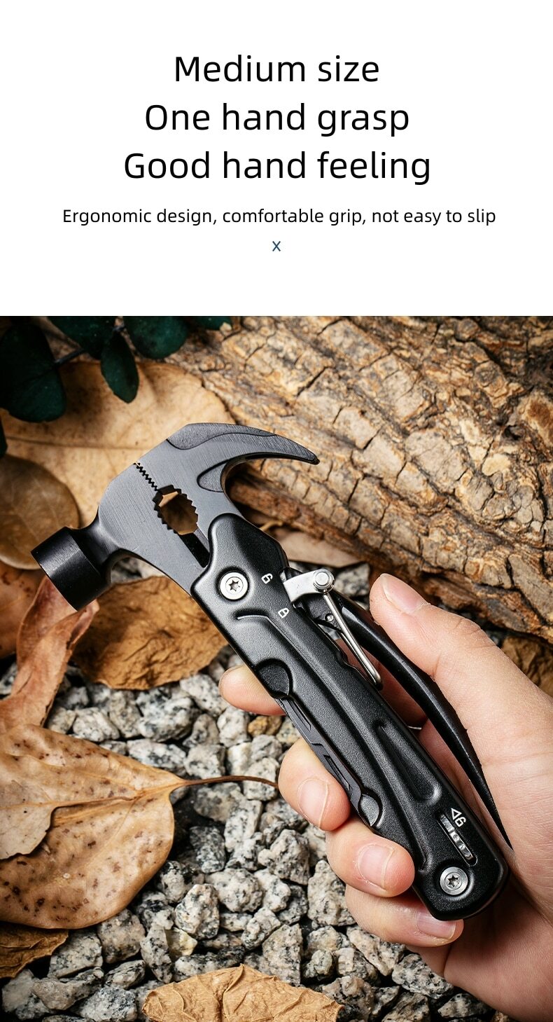 Multifunctional Jaw Claw Hammer Tool Car Life-saving Emergency Knife Plier
