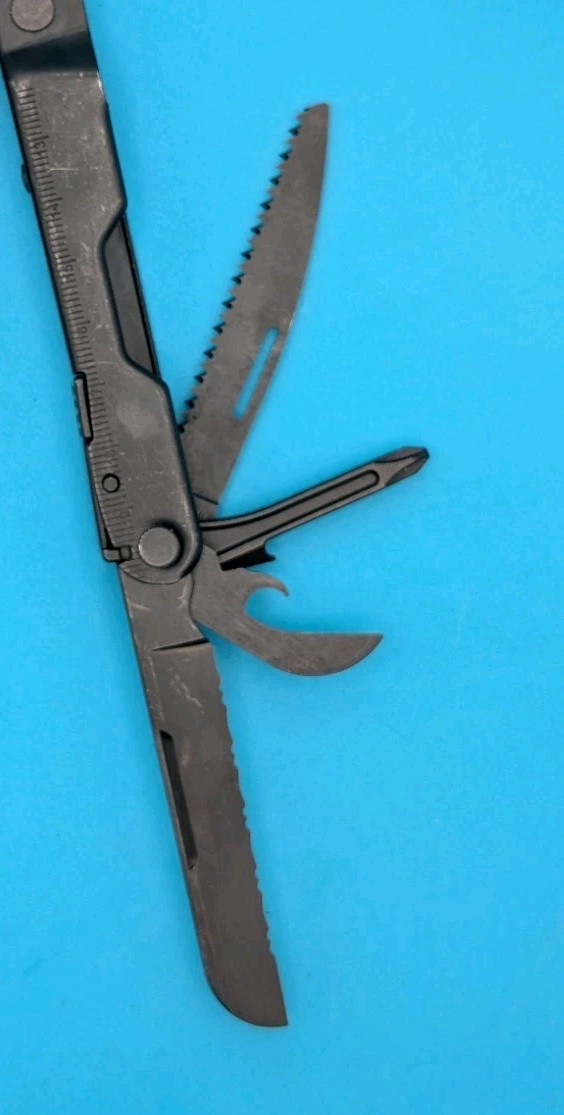 Leatherman Rebar Multi-Tool! BLACK OXIDE! WITH SHEATH! KEEP YOUR GRIP ON SAFETY