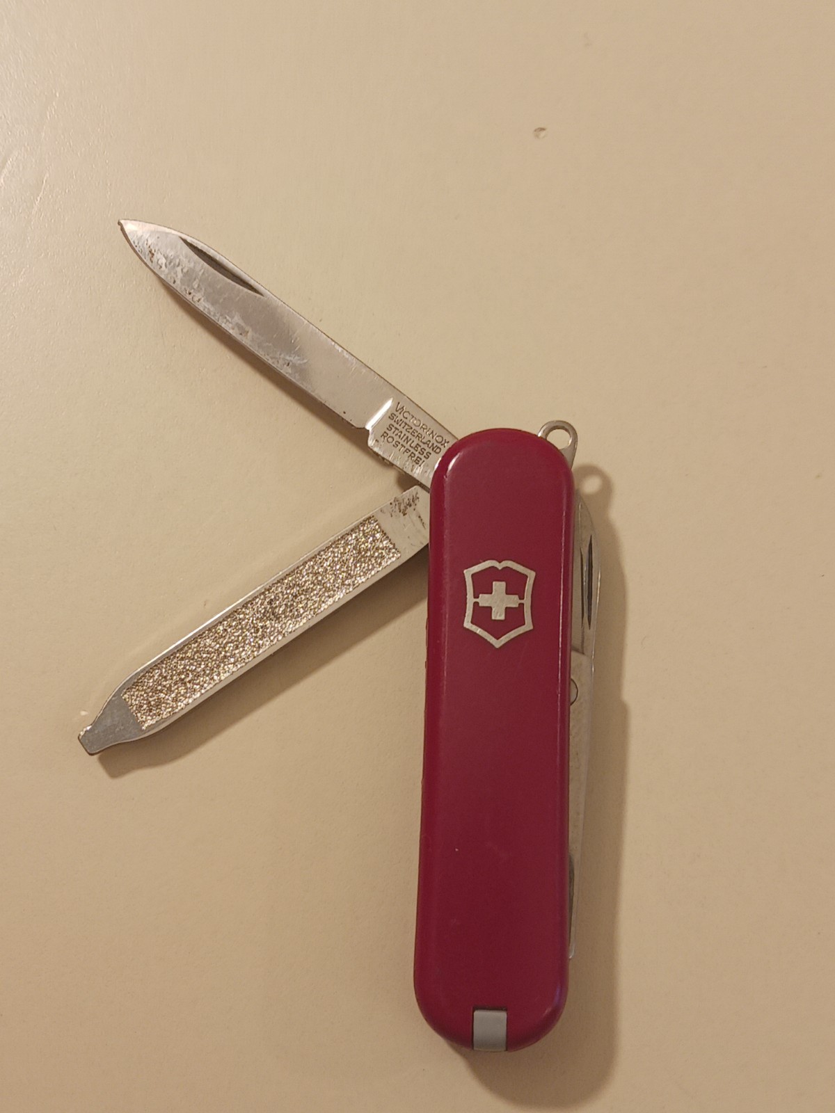 Victorinox 58mm Classic SD Swiss Army Pocket Knife Red Mini Keychain Multi-Tool