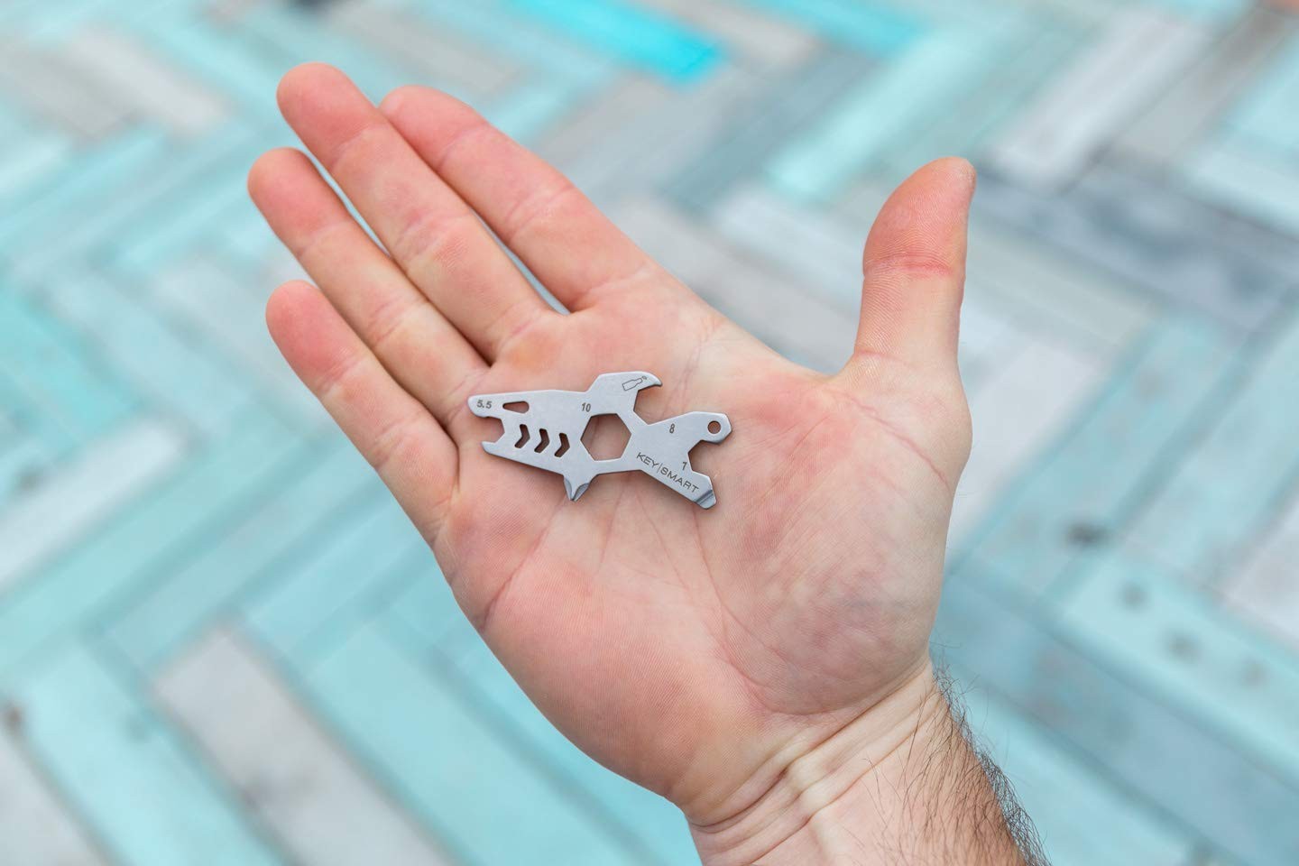 KeySmart AllTul Shark – 4-in-1 Everyday Carry Multi-Purpose Keychain Multitoo…