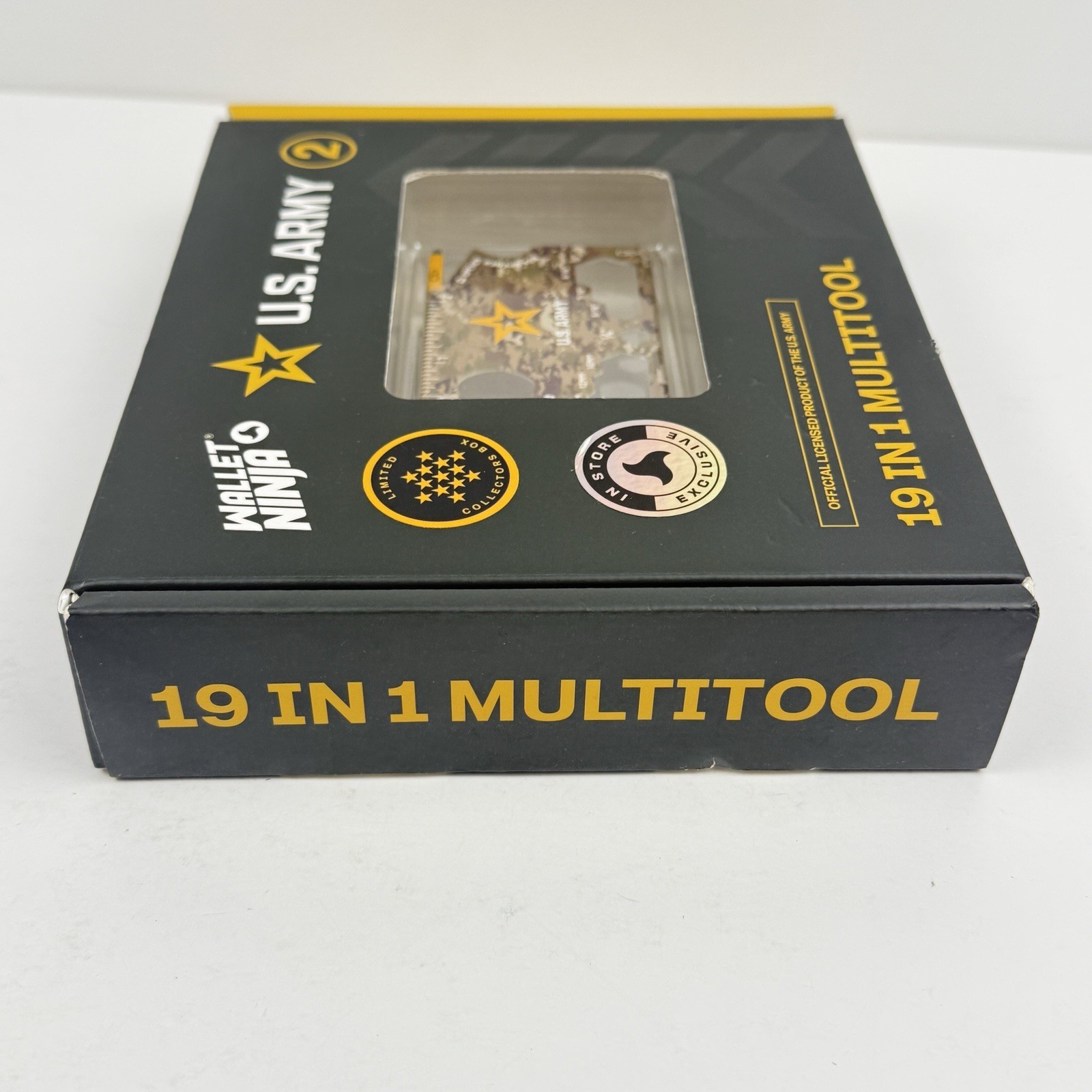 U.S. Army Wallet Ninja 19-in-1 MultiTool Licensed US Army TSA Approved Limited