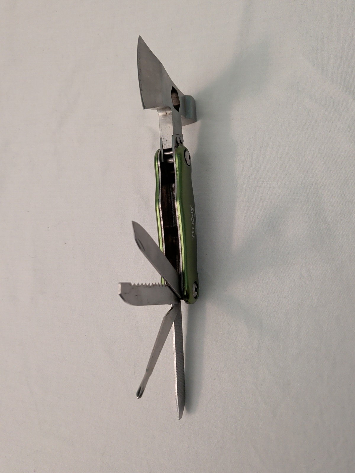 Apollo Hatchet Multi Tool 10/18/1 Green & Silver