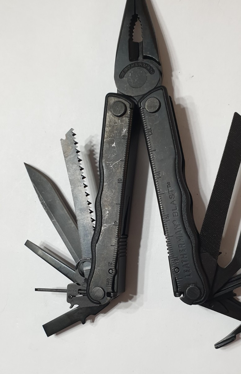 🔥🔥 Leatherman Black BO Blast Multi Tool Military Retired Collectable Rare