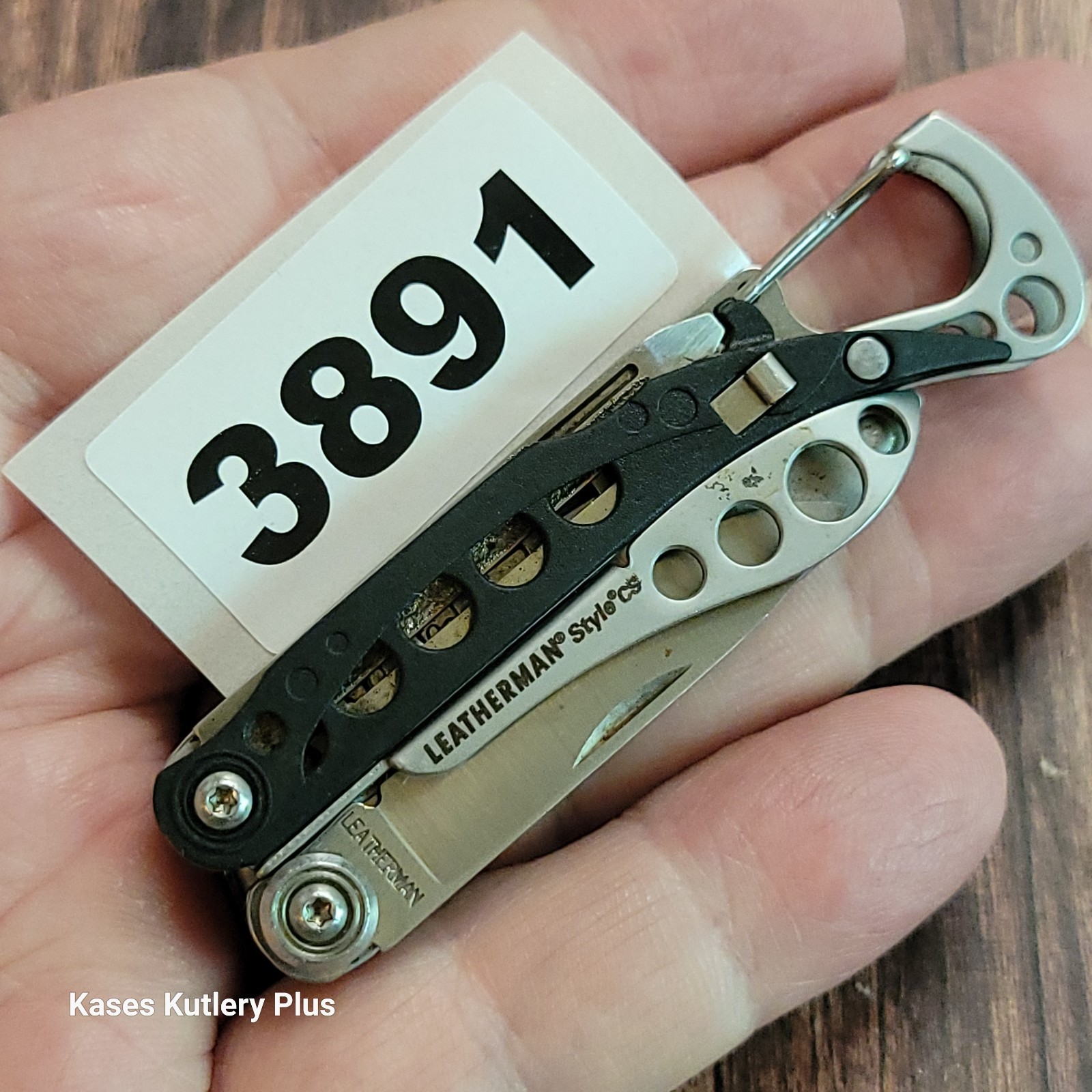 Leatherman Style CS Compact Folding Multi Tool Scissors Knife W/Attachment Clip
