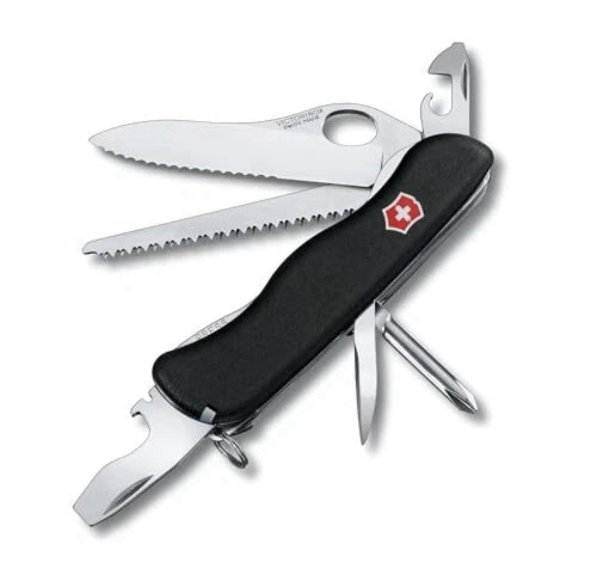 Victorinox One-Hand Trekker Swiss Army Knife 12 Function Swiss Made Pocket – New
