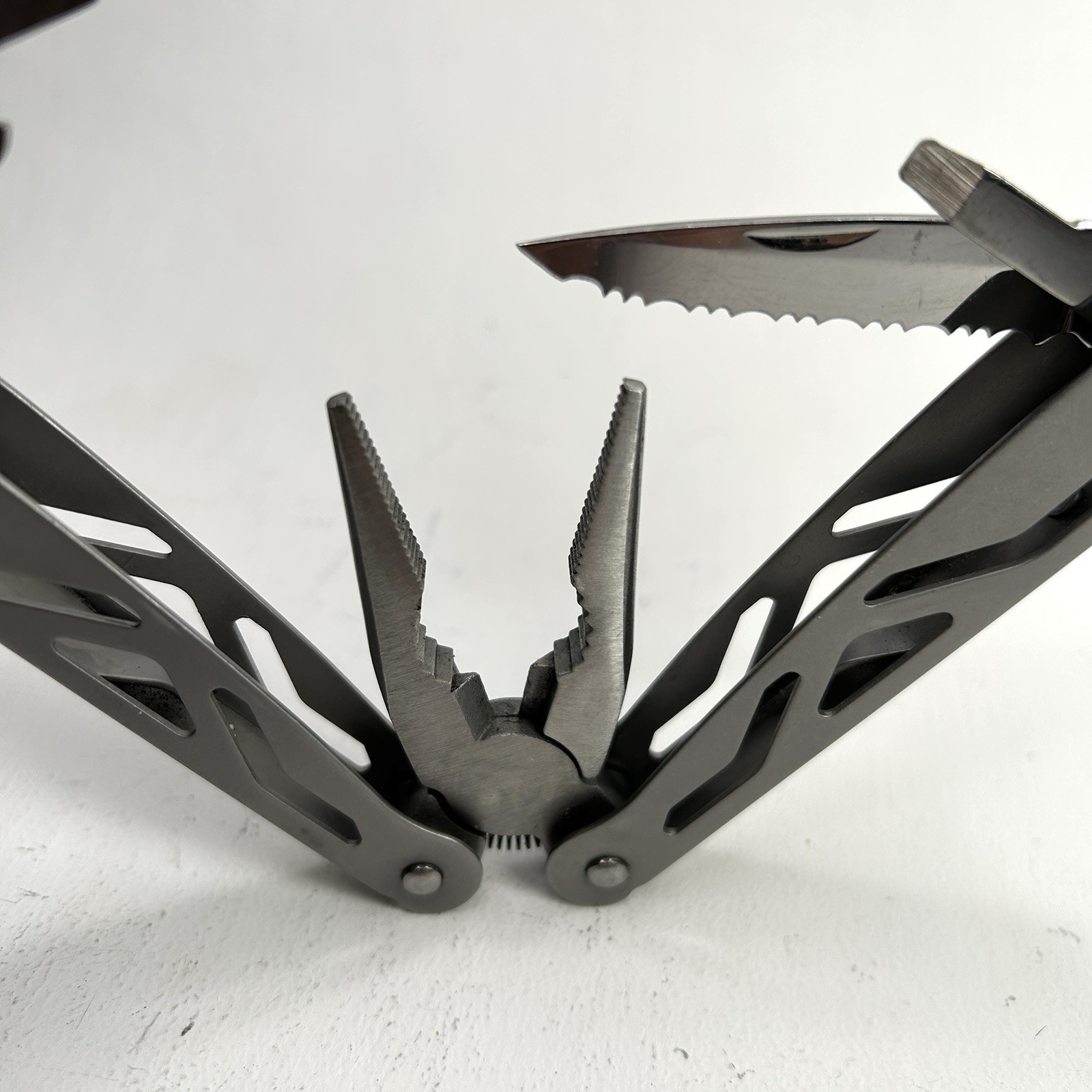 Multi-Tool, 9 Tools, Survival, Camping or Hiking Tool, Compact, Stainless Steel