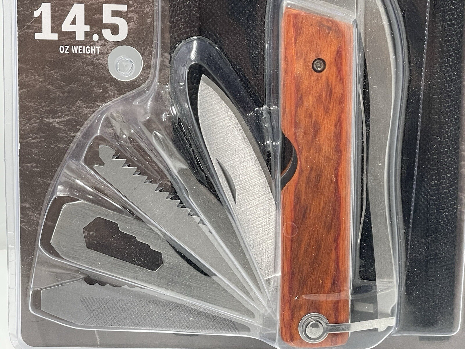 Outdoor Hunting Hatchet Multitool, 18-in-1 Survival Gear for Camping, Hiking