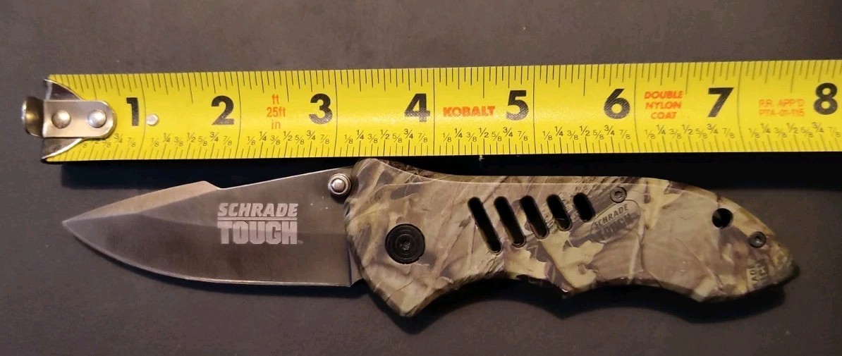 Schrade Tough ST5C Liner Lock Manual Pocket Clip Knife