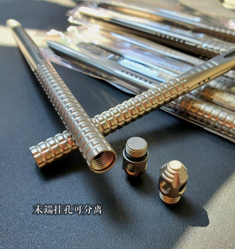1Pcs Titanium Alloy Survival Crowbar EDC Tools / Belt Clip K Plate Sheath Pouch